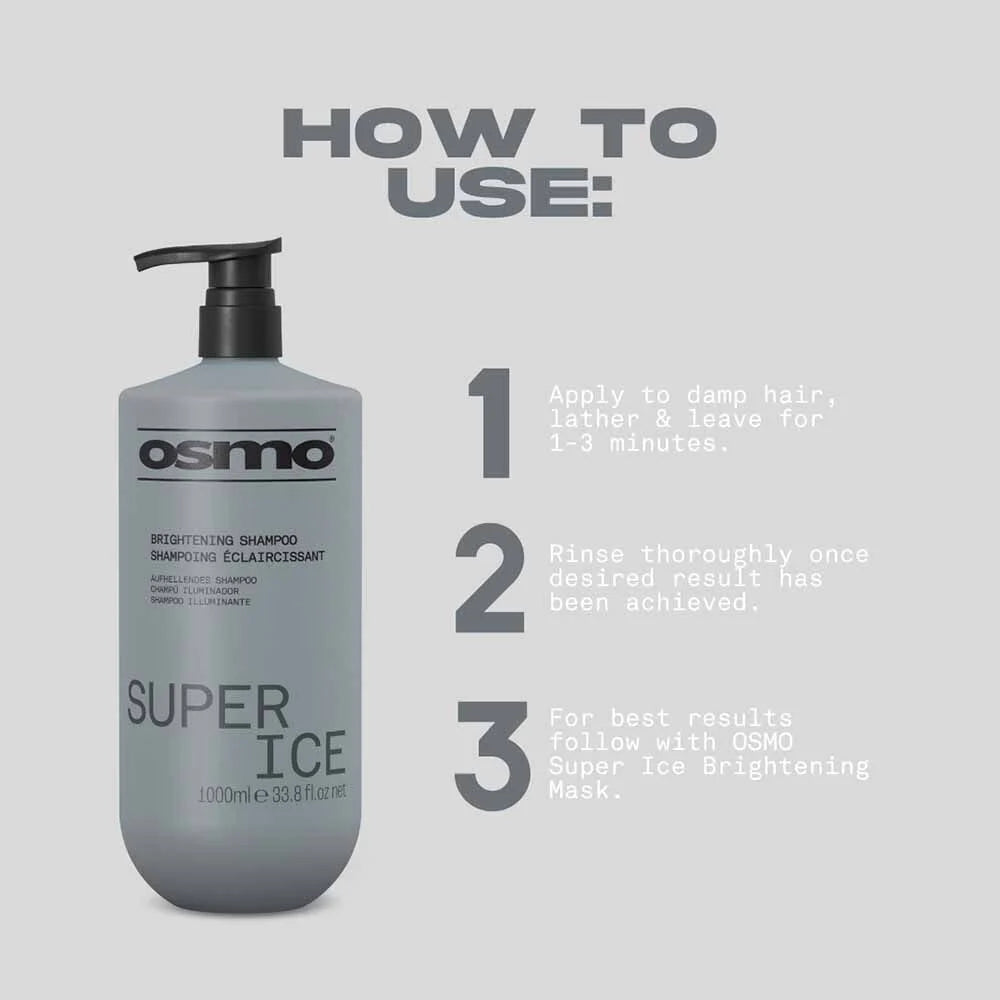 OSMO SUPER ICE BRIGHTENING SHAMPOO 1000ML