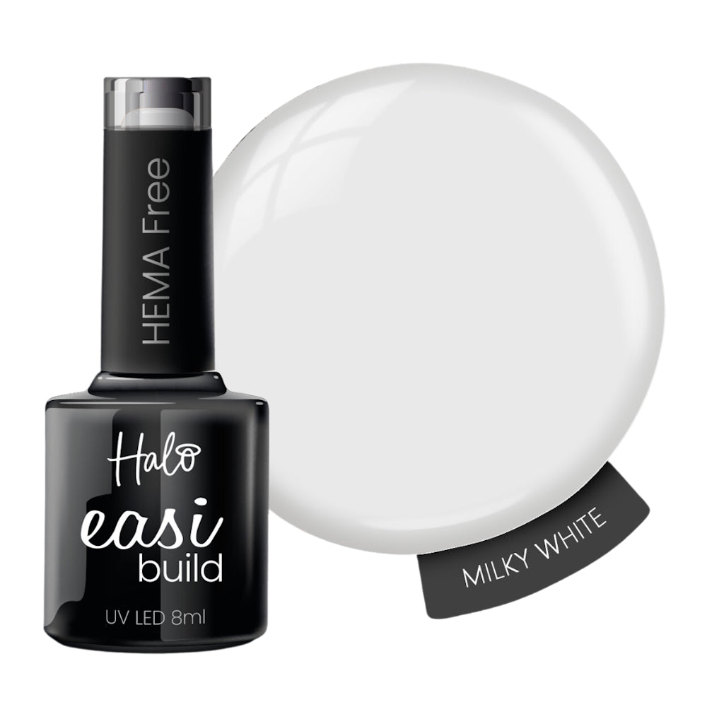 HALO EASIBUILD BUILDER GEL 8ML-MILKY WHITE
