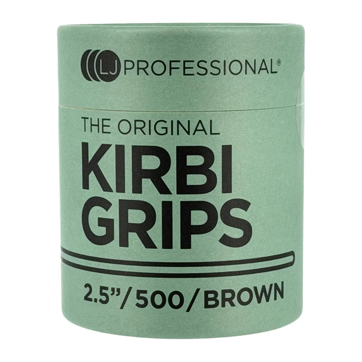 LJ KIRBI GRIPS 500 WAVED GRIPS 2.5" BROWN