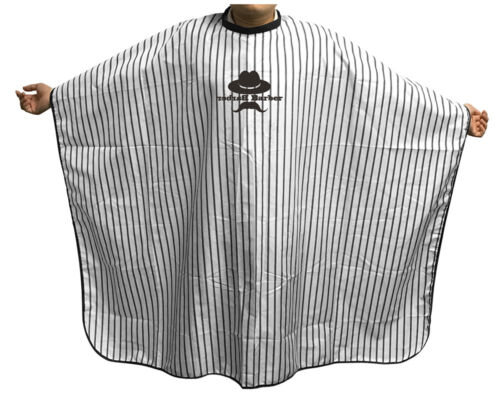 AGENDA PIN STRIPE BARBERING CAPE /GOWN
