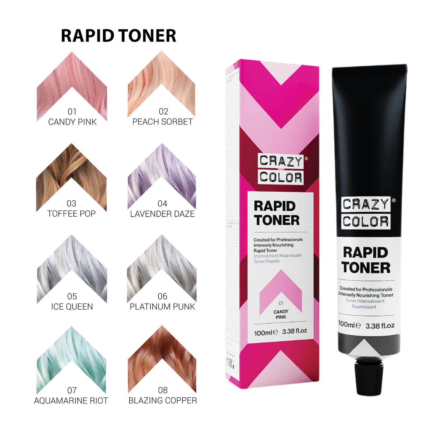 CRAZY COLOR RAPID TONER 100ML