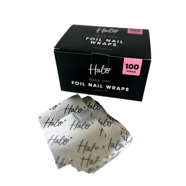 HALO ELITE SOAK OFF NAIL WRAP FOILS (100)