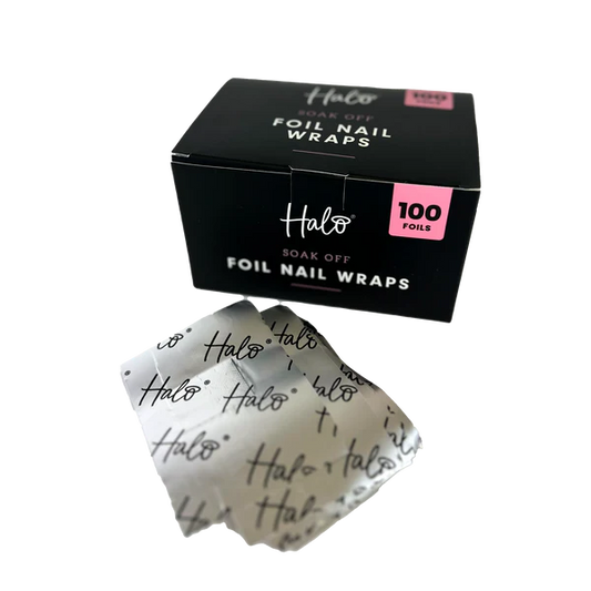 HALO ELITE SOAK OFF NAIL WRAP FOILS (100)