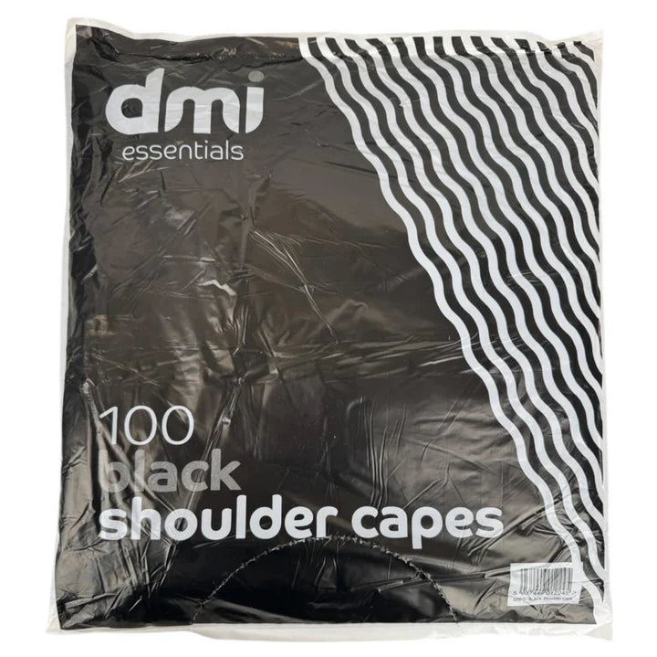 AGENDA DISPOSABLE SHOULDER CAPES (100) BLACK