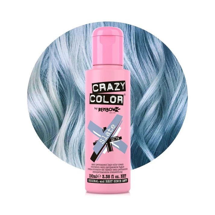 Crazy Color Slate Semi-Permanent Hair Dye