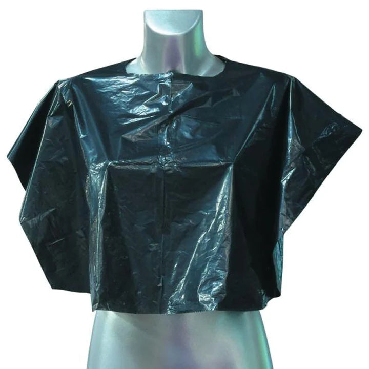 AGENDA DISPOSABLE SHOULDER CAPES (100) BLACK