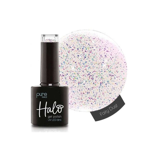 HALO NON WIPE TOP COAT-FAIRY DUST 8ML