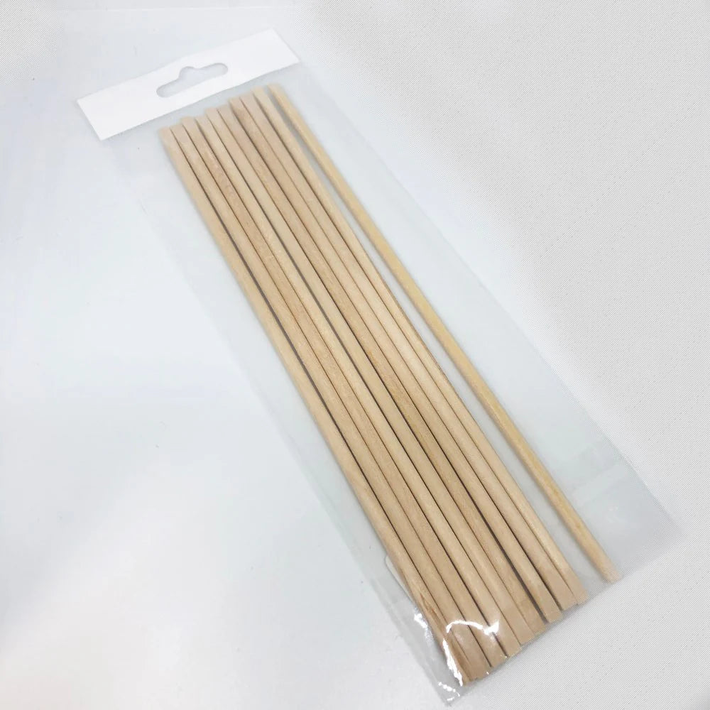 HALO WOODEN MANICURE STICKS -17.8CM PK10