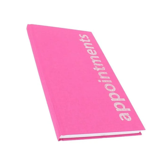 AGENDA 3 COLUMN ASSISTANT APPOINTMENT BOOK-PINK