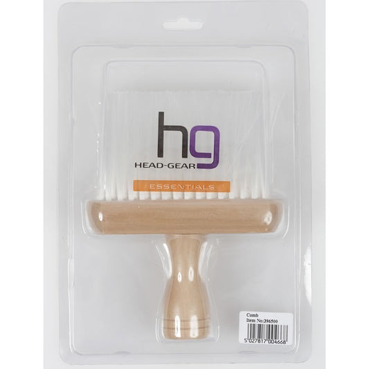 Head Gear Neck Brush Natural Wood