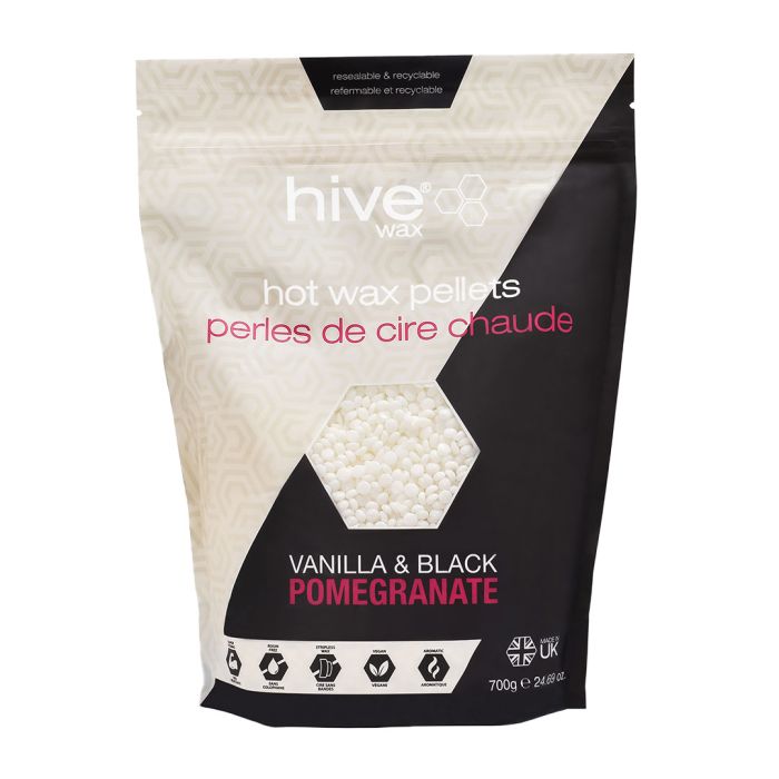 HIVE VANILLA & BLACK POMEGRANATE HOT WAX PELLETS 700G