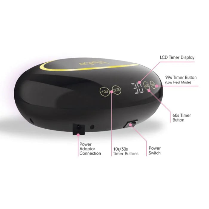 HALO LED ADVANCED LAMP-BLACK & GOLD