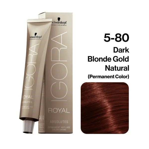 Schwarzkopf Igora Royal Permanent Hair Colour - 60ml
