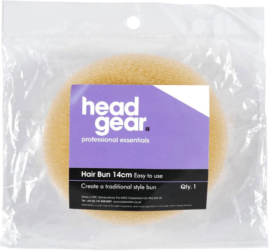 HEAD GEAR BUN RING LARGE 14CM-BLONDE