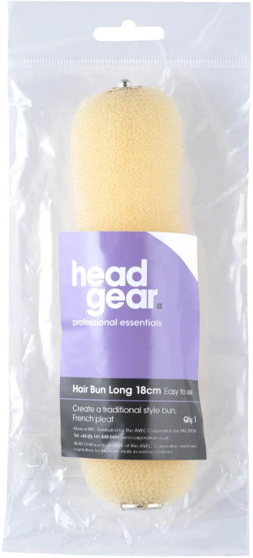 HEAD GEAR LONG 18CM BUN RING-BLONDE