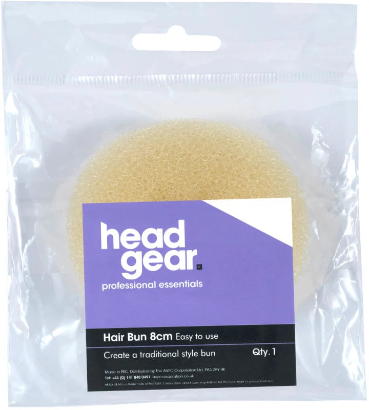 HEAD GEAR BUN RING SMALL 8CM-BLONDE