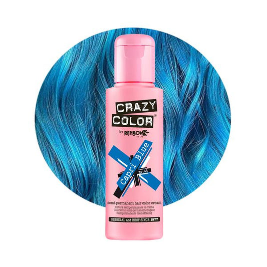 Capri Blue  Semi-Permanent Electric Blue Hair Dye