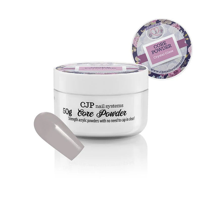 CJP CORE ACRYLIC POWDER 50G-CRYSTAL GLASS