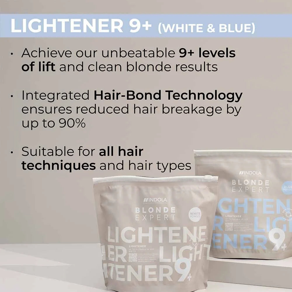 INDOLA BLONDE EXPERT BLEACH LIGHTENER 9+ LIFT WHITE 450G