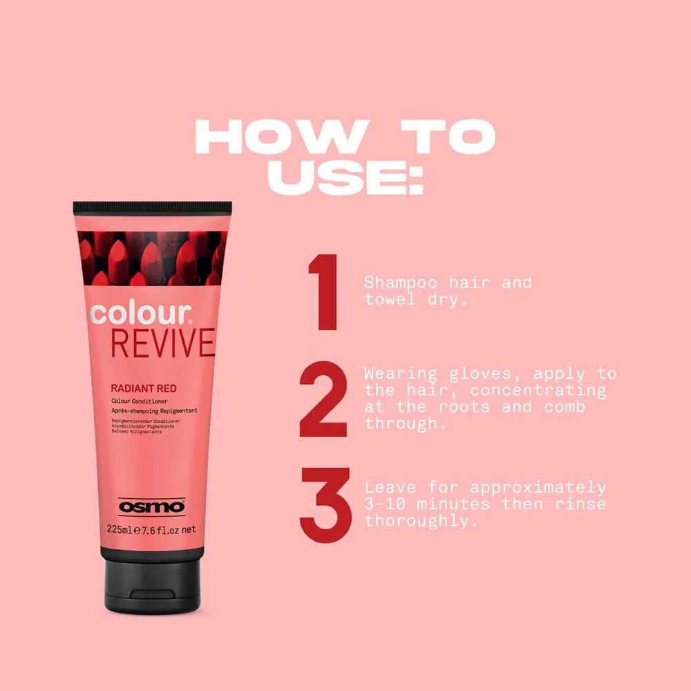 OSMO COLOUR REVIVE RADIANT RED CONDITIONER 225ML