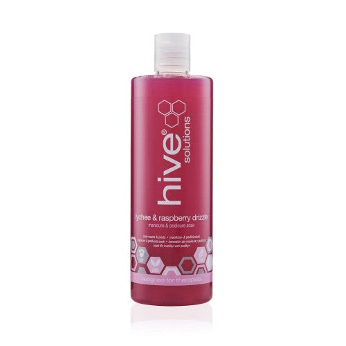 HIVE LYCHEE & RASPBERRY MANICURE & PEDICURE SOAK 400ML