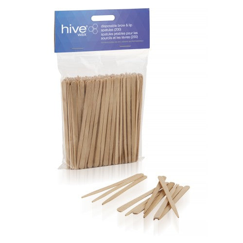 HIVE DISPOSABLE BROW & LIP SPATULAS (200) 88mm