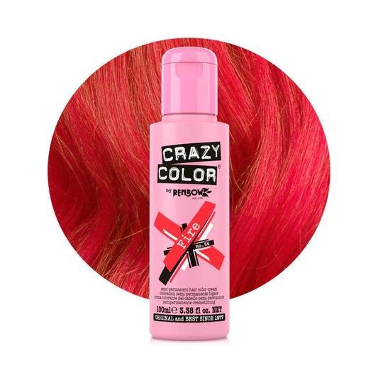 Crazy Color Hot Purple Semi-Permanent Fire Hair Dye