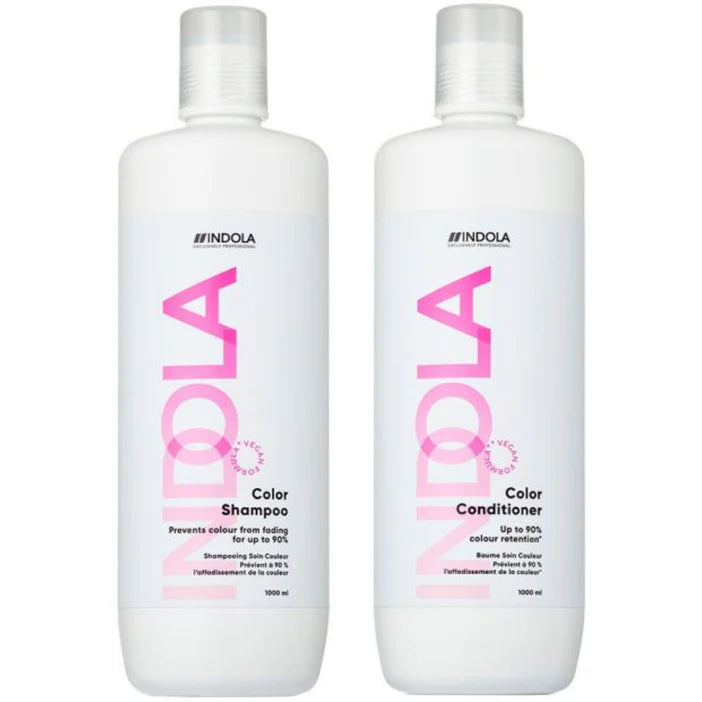 INDOLA COLOR SHAMPOO & CONDITIONER 1000ML DUO PACK