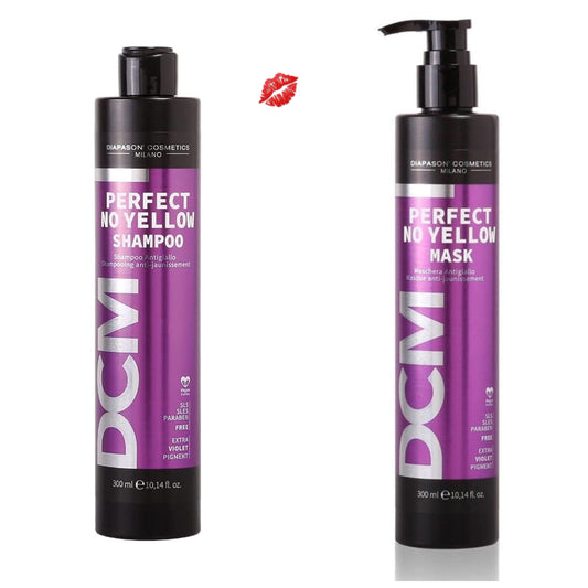 DCM PERFECT NO YELLOW SHAMPOO + MASK 300ML -DUO PACK