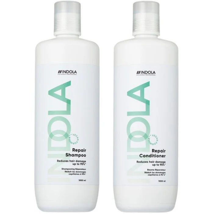 INDOLA REPAIR SHAMPOO & CONDITIONER 1000ML DUO PACK