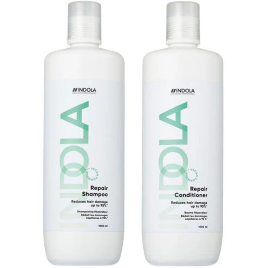 INDOLA REPAIR SHAMPOO & CONDITIONER 1000ML DUO PACK