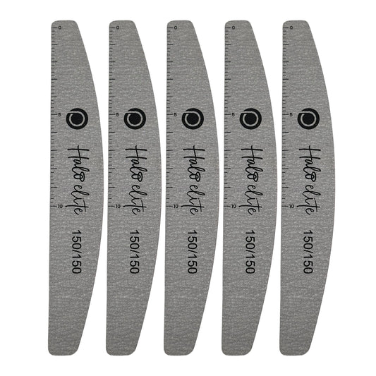 HALO ELITE HALF MOON ZEBRA FILES-150/150 GRIT (5)