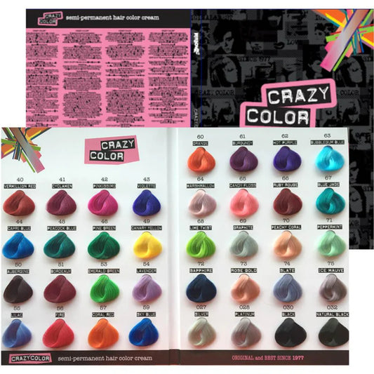 CRAZY COLOR SHADE CHART