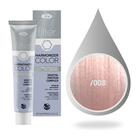 LISAP FILTER HARMONIZER COLOR 100ML-/008 METALLIC ROSE