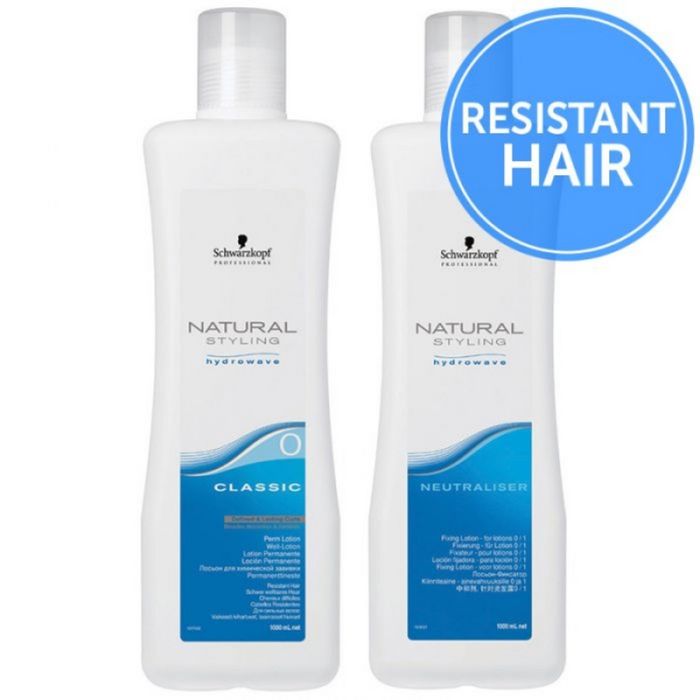 SCHWARZKOPF NATURAL STYLING DUO PERM-0 RESISTANT HAIR