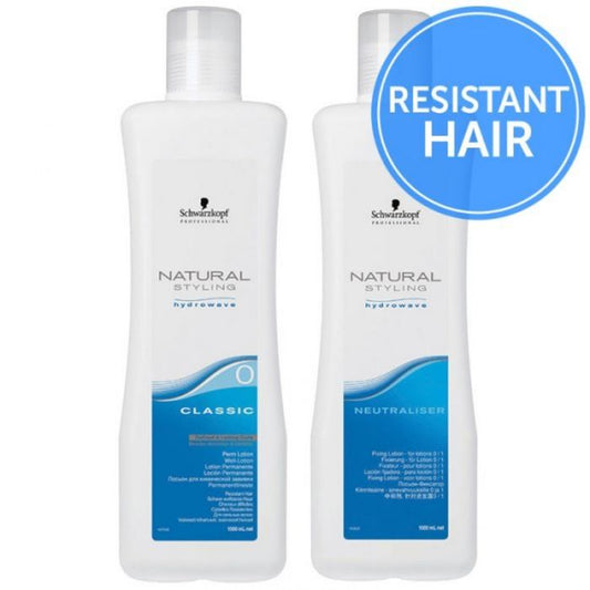 SCHWARZKOPF NATURAL STYLING DUO PERM-0 RESISTANT HAIR