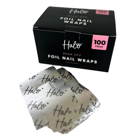 HALO ELITE SOAK OFF NAIL WRAP FOILS (100)