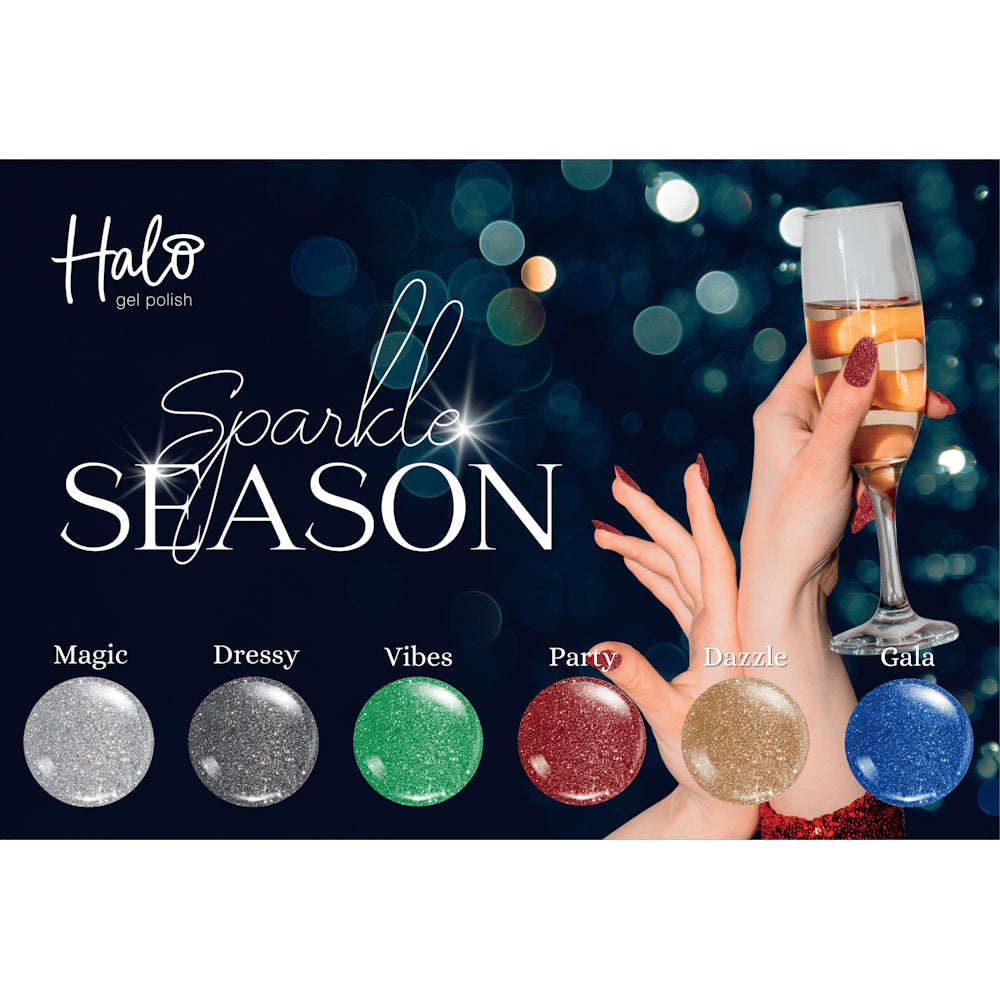 HALO GEL POLISH 8ML-SPARKLE SEASON COLLECTION