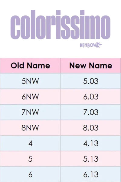 Renbow Colorissimo Permanent Hair Colour 100ml